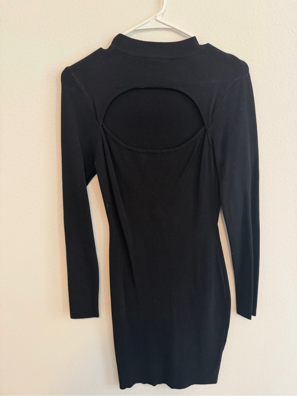 GB girls Black Long-Sleeve Cutout Bodycon Dress